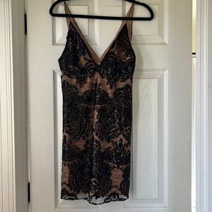 Free People sequin mini dress